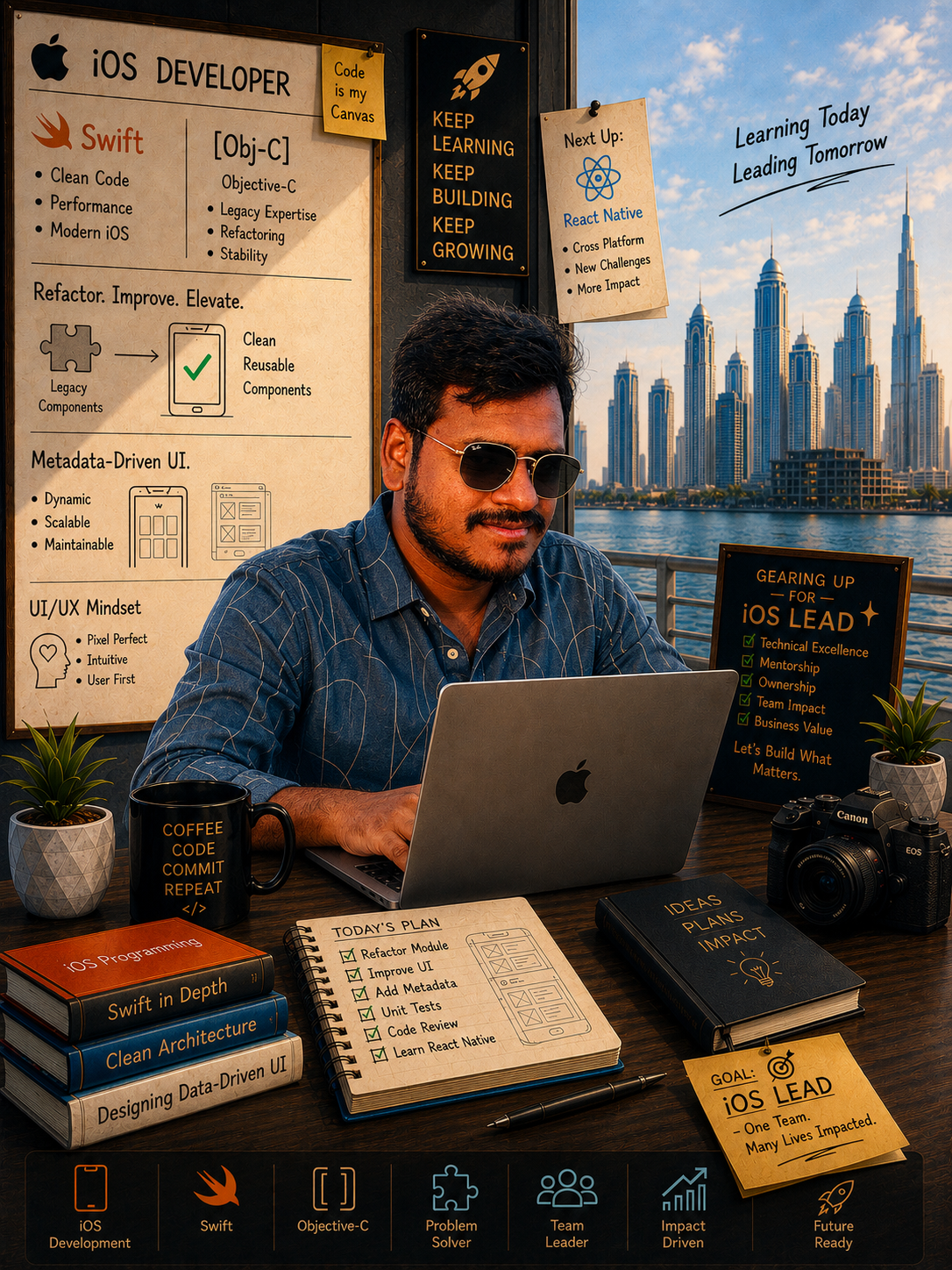 Manoj Pilla, Senior iOS Developer